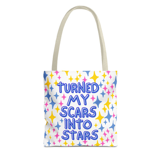 Turned My Scars Into Stars Tote