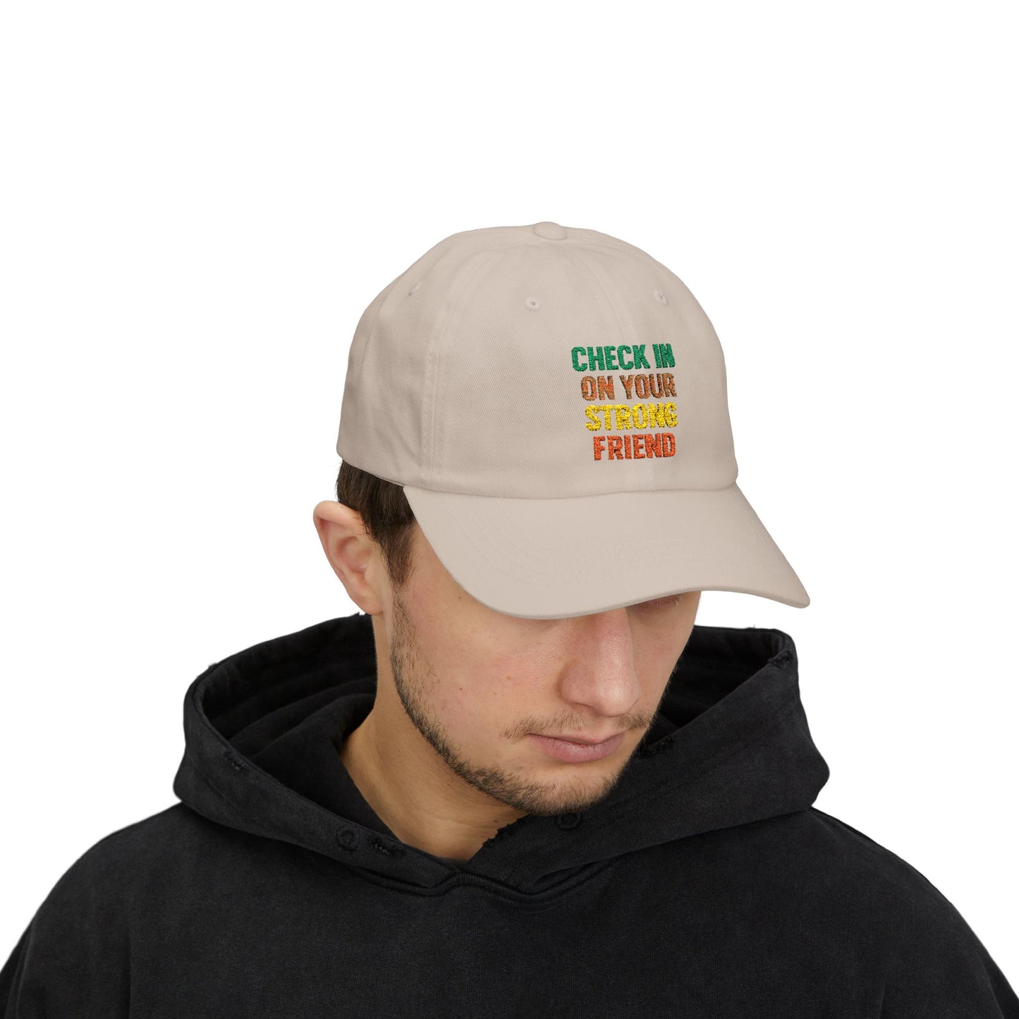 Check in on your Strong Friends Cap