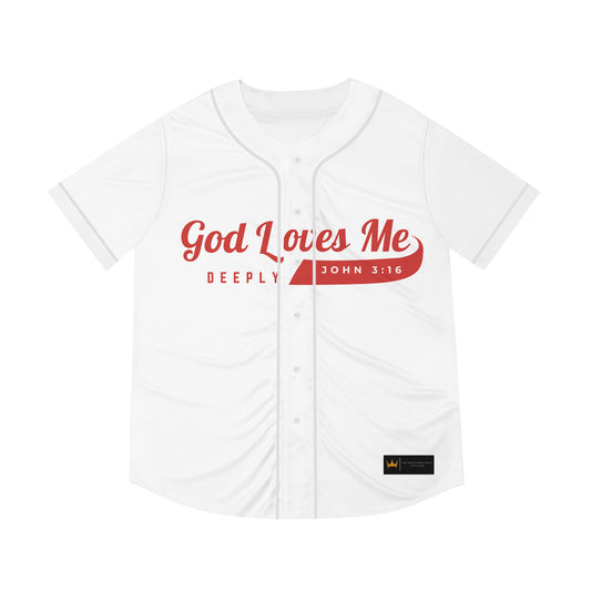 God Loves Me Deeply - Baseball Jersey